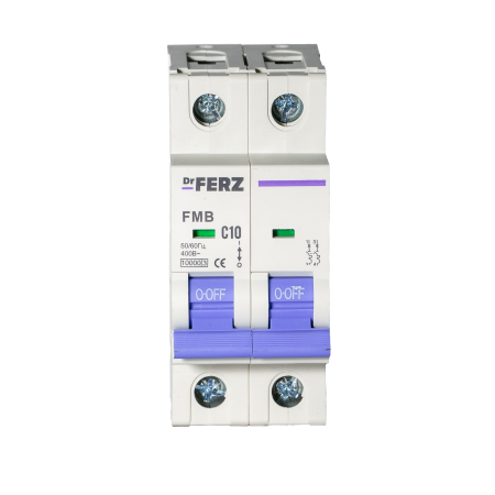 FMB-C 10kA 2P 10 х-ка C Автоматический выключатель